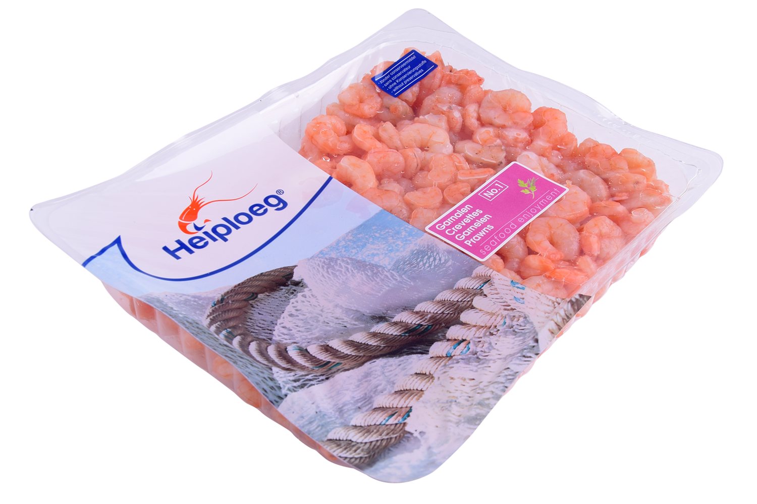 Roze garnalen groot nr 1 a 0,5kg