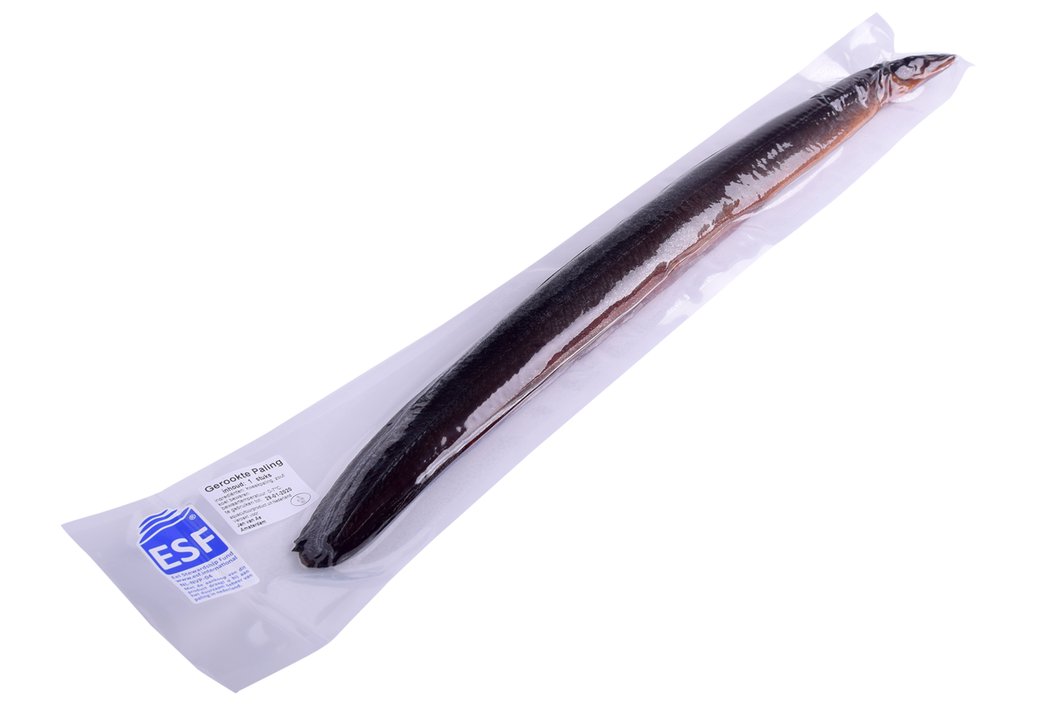 Paling gerookt vacuum verpakt 500-800gr