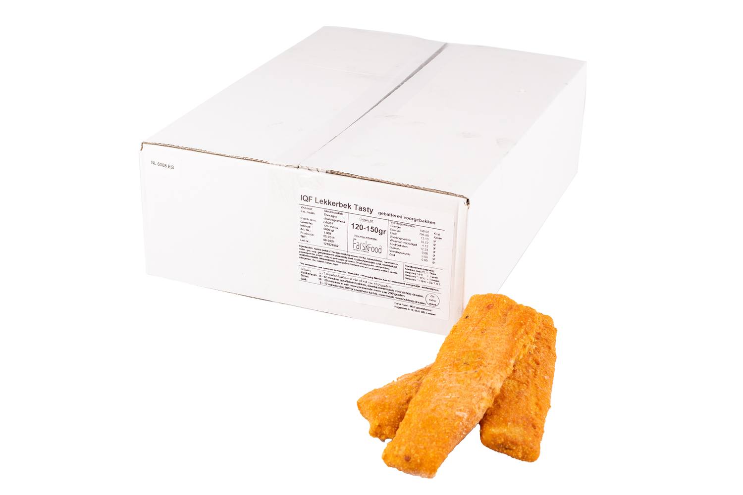 MSC Lekkerbek doos a 5kg diepvries