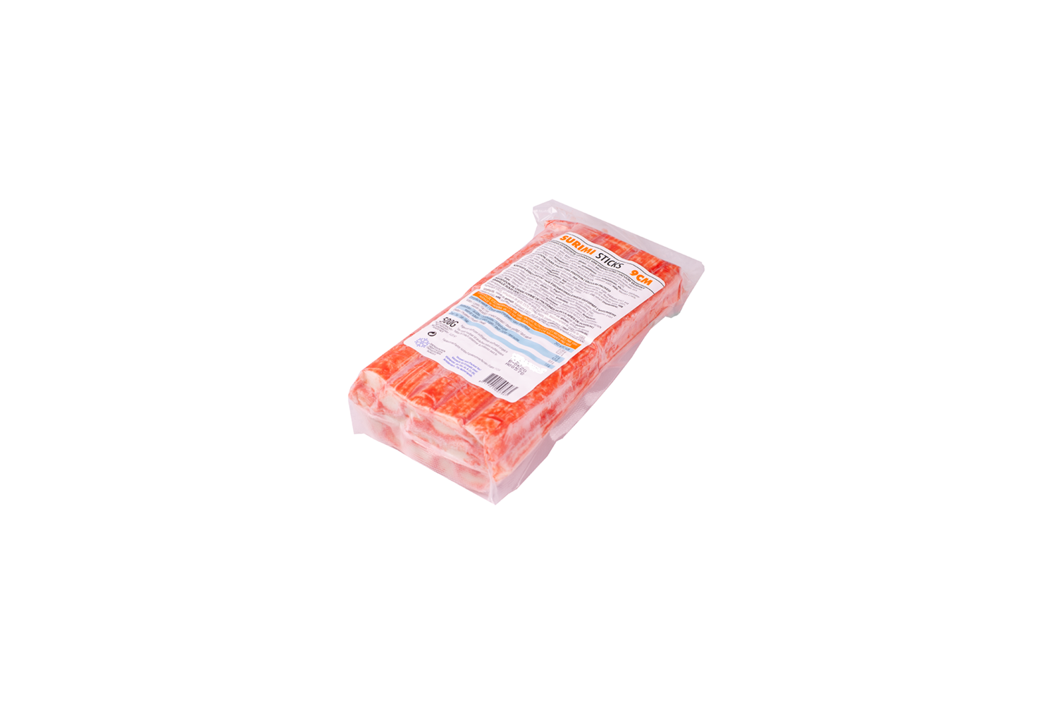 OMDOOS Surimi sticks 9cm 60% AFM ds 20 x 500 gr dv