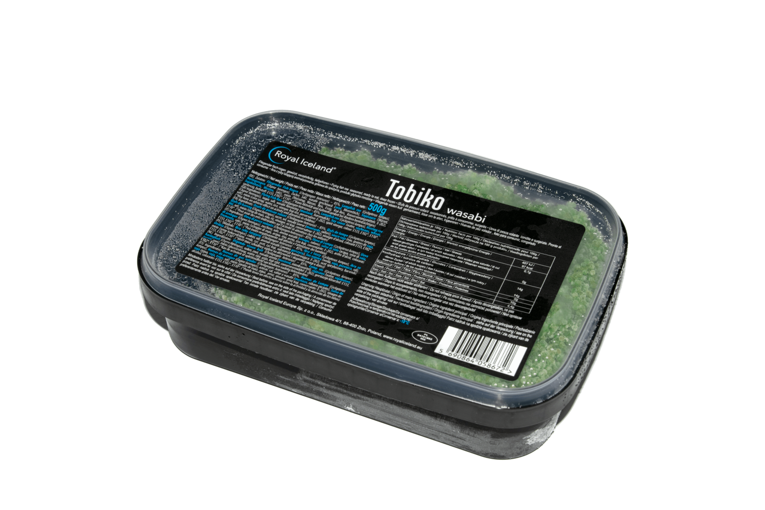 Tobiko groen 500 gr diepvries