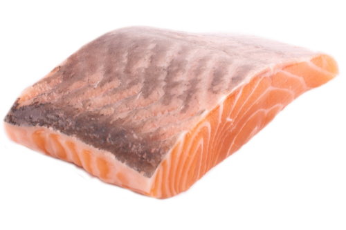 Salmon fillet w/o skin port. 