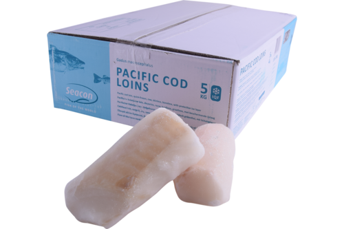 Cod Loins without skin, IQF 160-180gr F&S