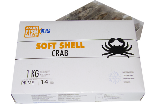 Crab soft shell prime 70-90gr AFM 1kg 軟殼蟹  極優