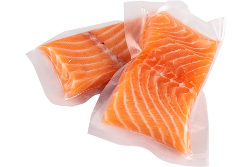 Salmon fillet deep skinned port. 150-175gr vac/pc 