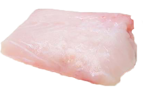 Monkfish fillet w/o skin and fleece port. 