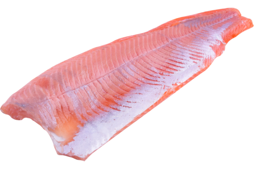 Salmon trout with skin w/o bone 