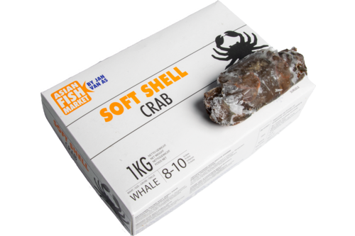 Crab soft shell Whales 110-130gr AFM 1kg diepvries