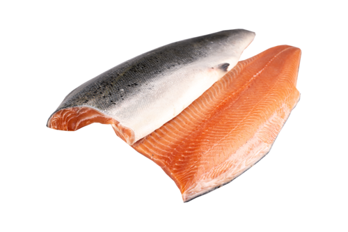 Salmon Fillet Skin On Scales Off 4-5 Kg