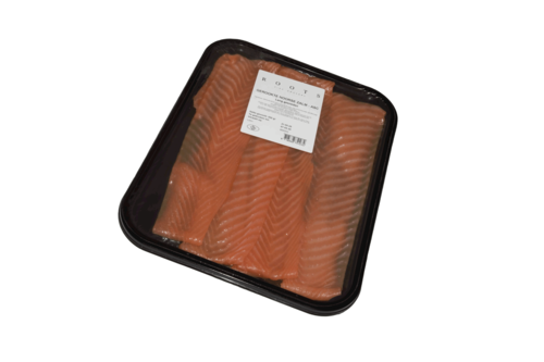 Traditionally smoked salmon Long Sliced tray 500gr