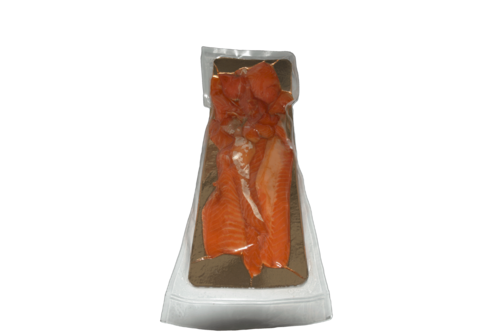 ASC Smoked salmon pieces 1 kg frozen