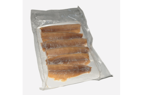 ASC Smoked trout fillet vacuum packed 500 g frozen