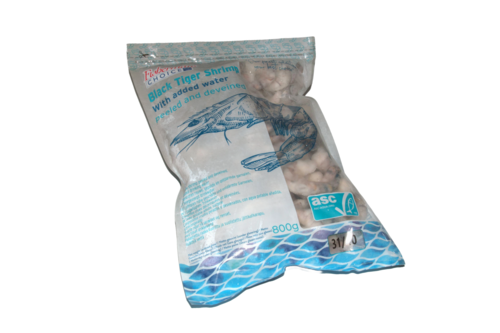 ASC Black Tiger prawns peeled 31/40 bag 1 kg froze